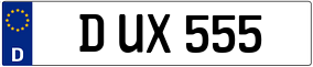 Truck License Plate